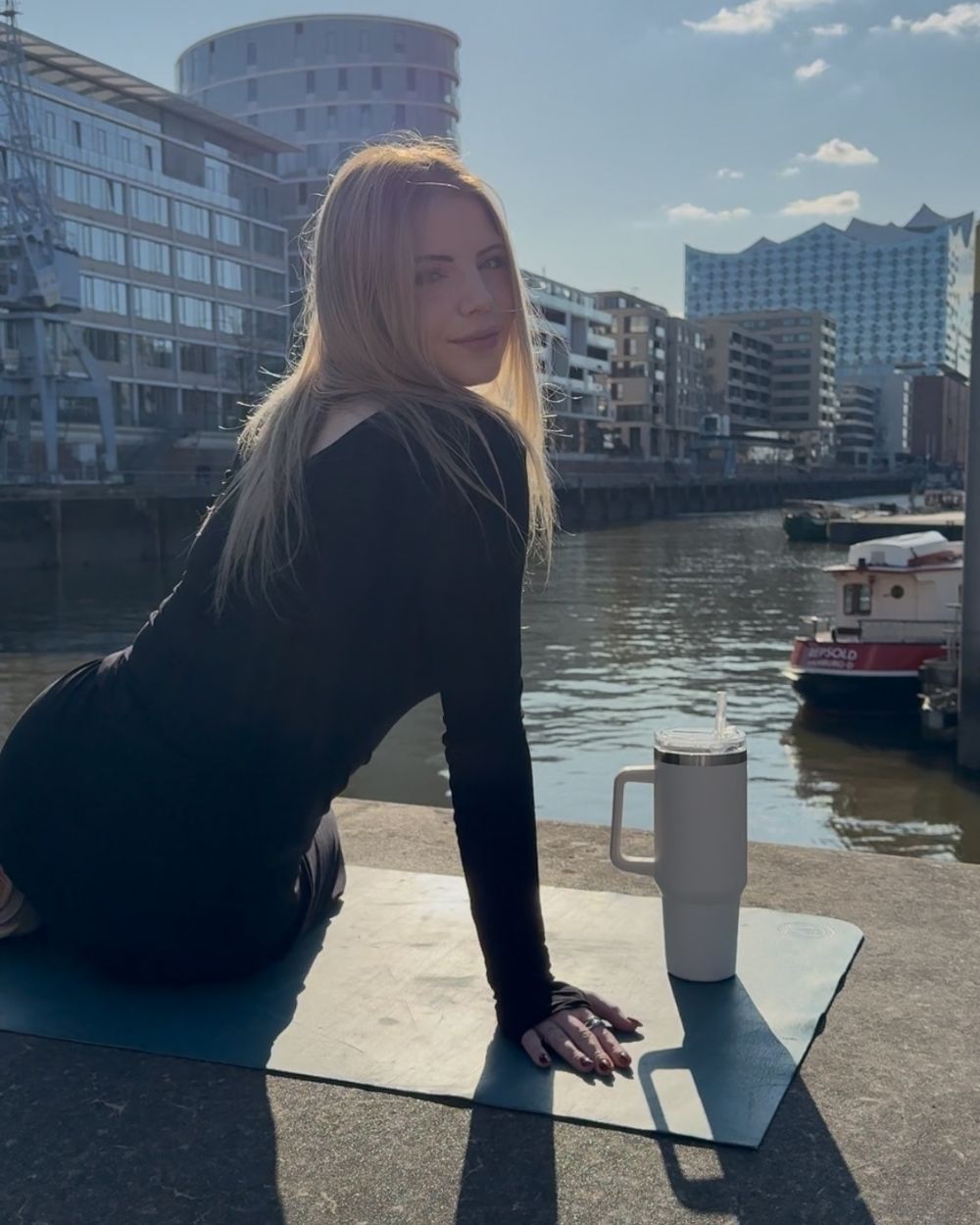 Sportlich –  am Wasser 💦