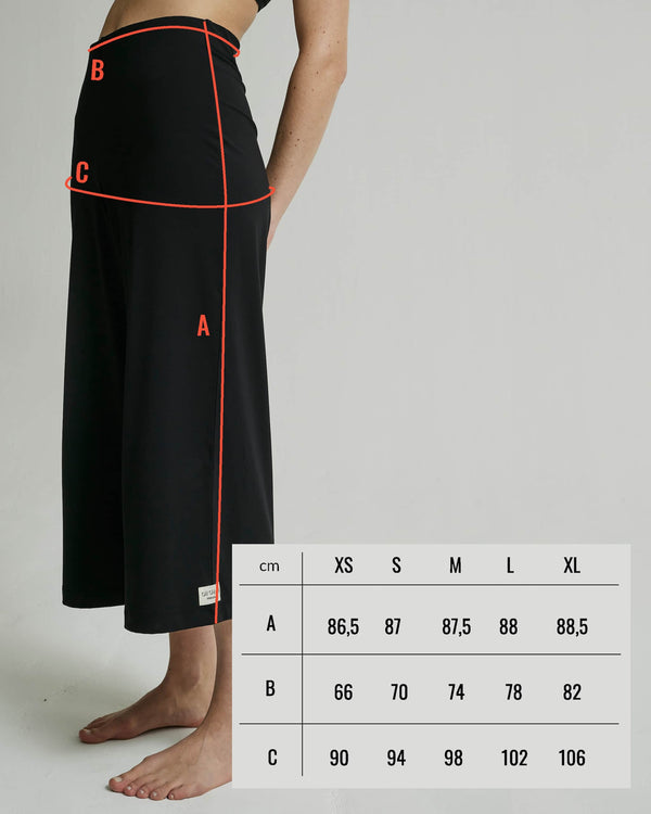 CROPPED WIDE LEG PANTS
