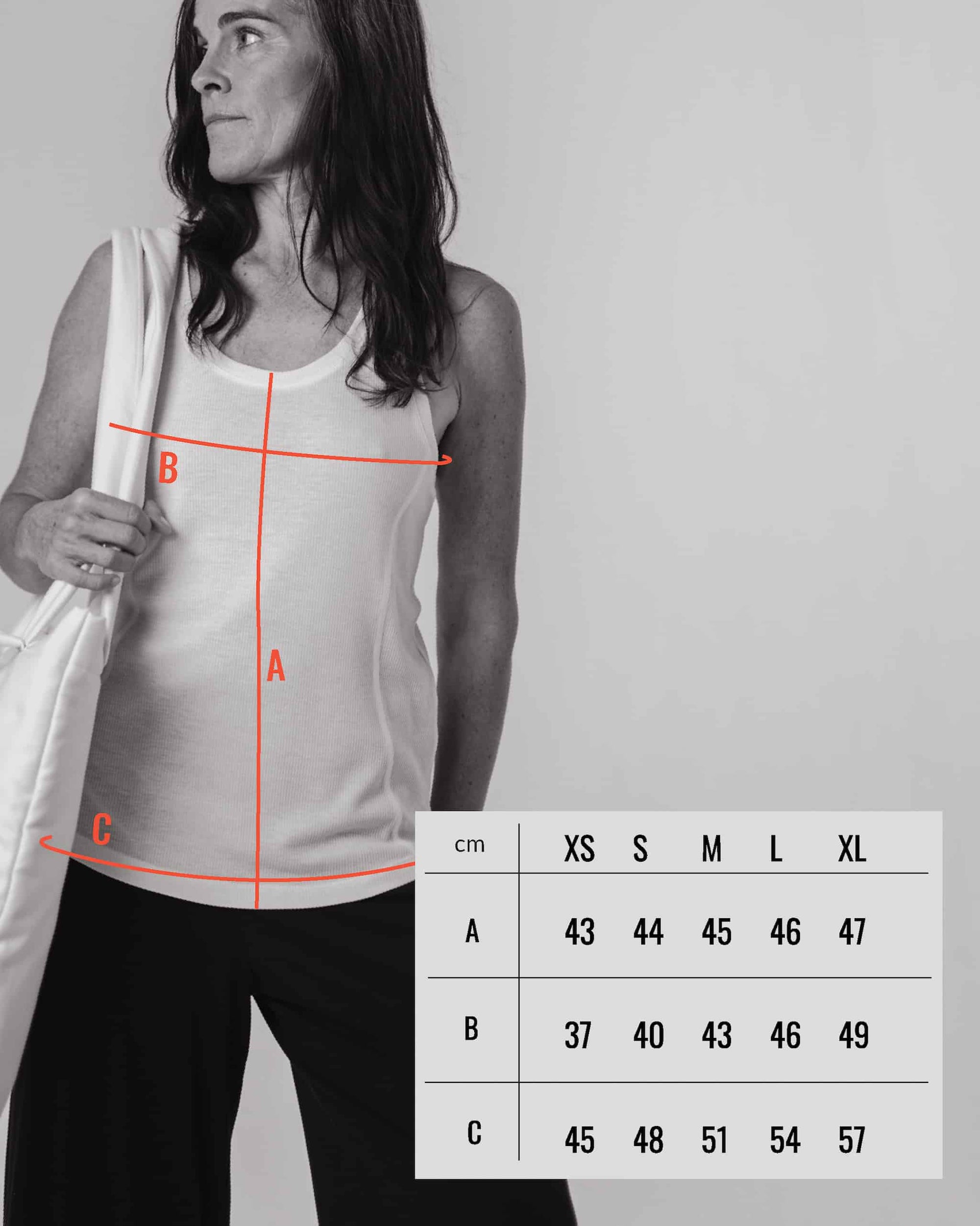 RIBBED TECH TANK TOP off white
