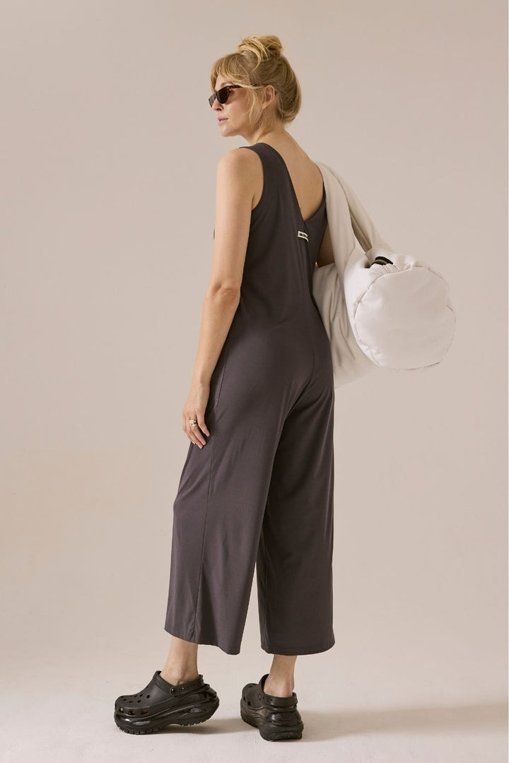 YOGA JUMPSUIT stone grey