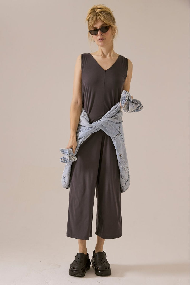 YOGA JUMPSUIT stone grey